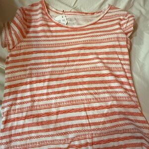 Old Navy Red and White Striped Top